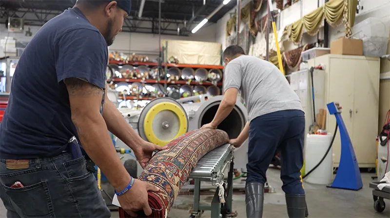 Residential Rug Care facility - professional rug cleaning